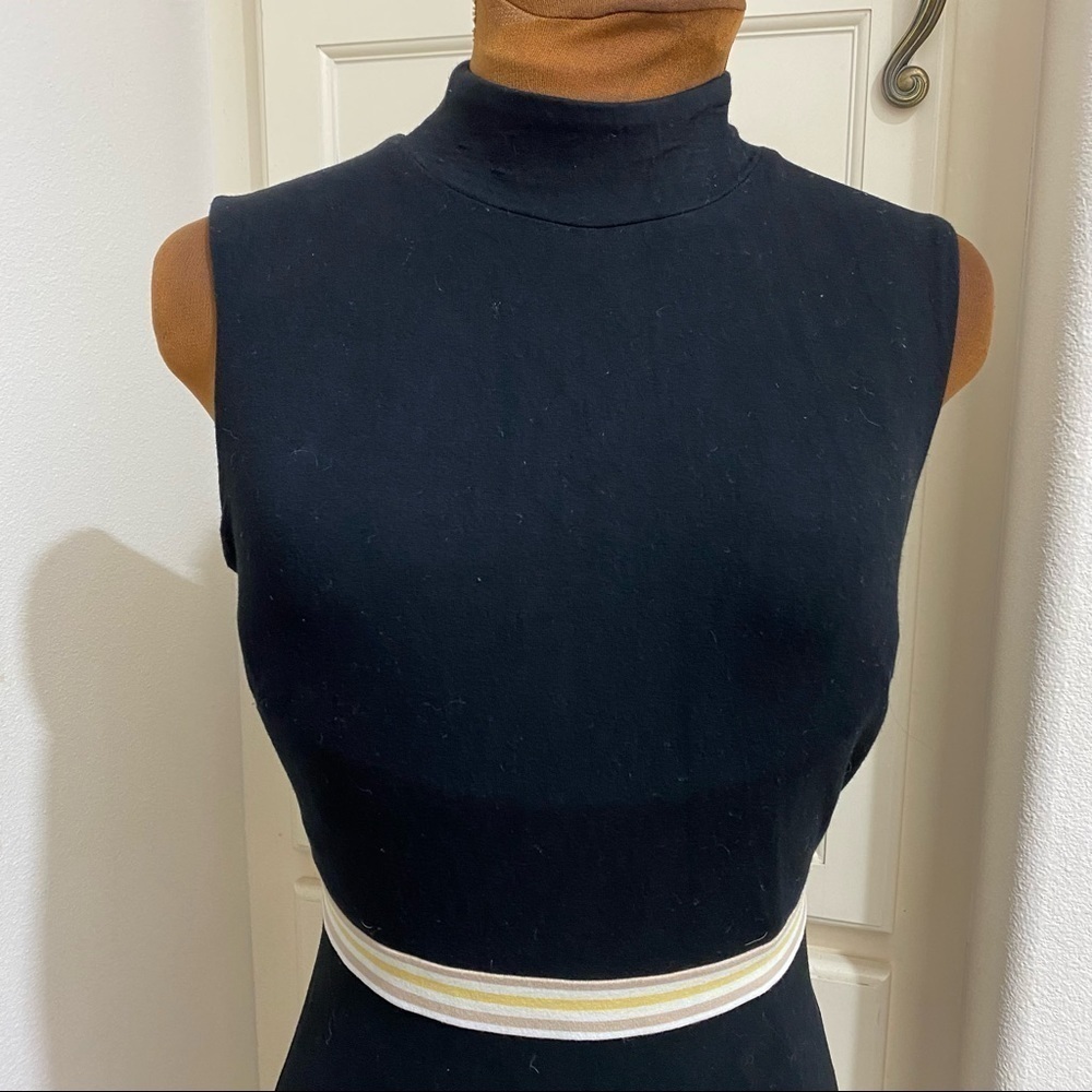 White House Black Market
Women's Mock Neck Striped
Sheath Dress Size O EUC - Picture 2 of 7